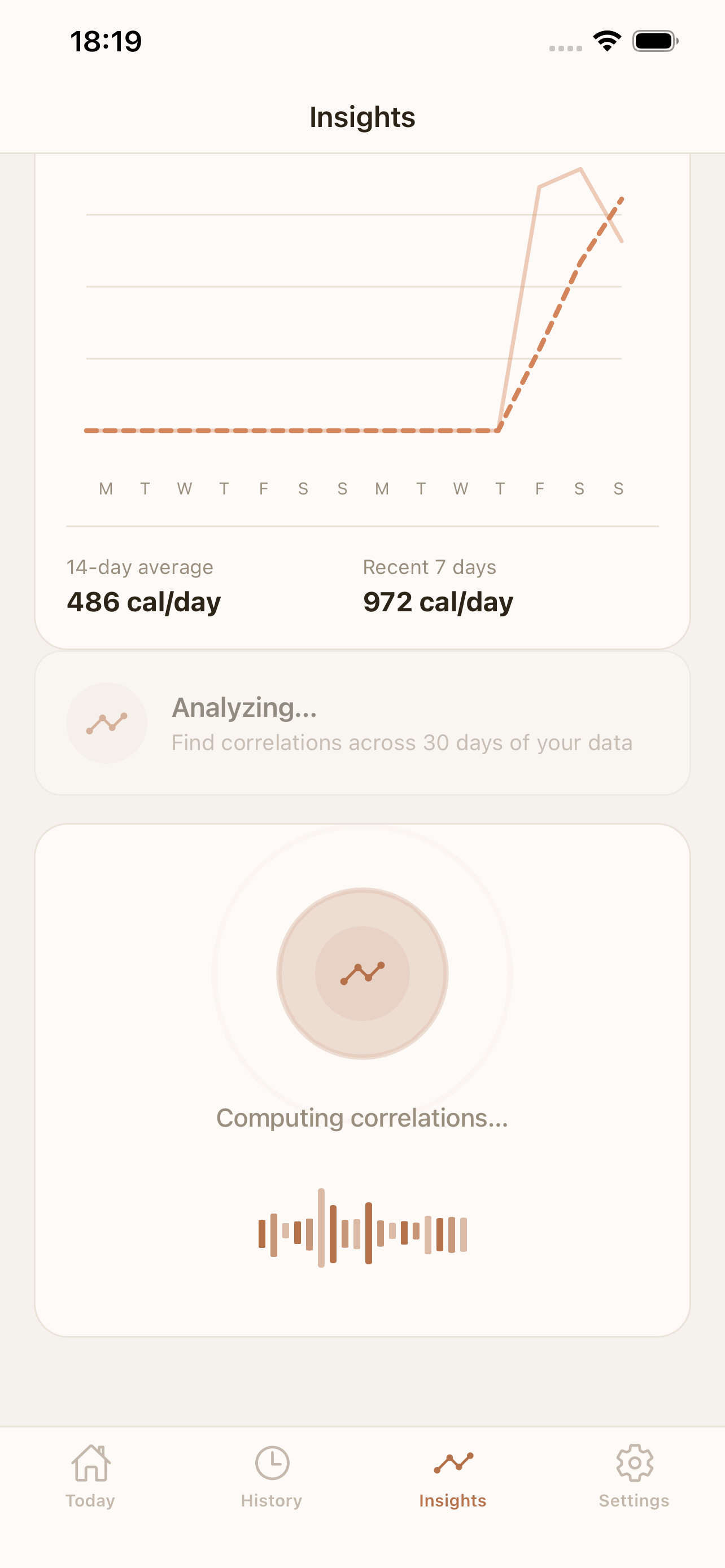 Symptom app screenshot